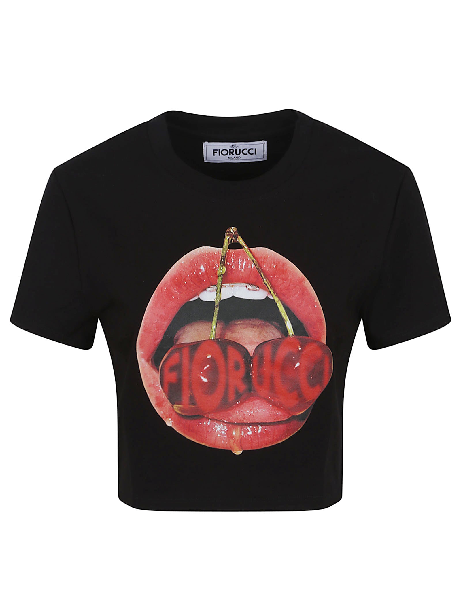 FIORUCCI Stretchy Cotton Blend T-Shirt for Women