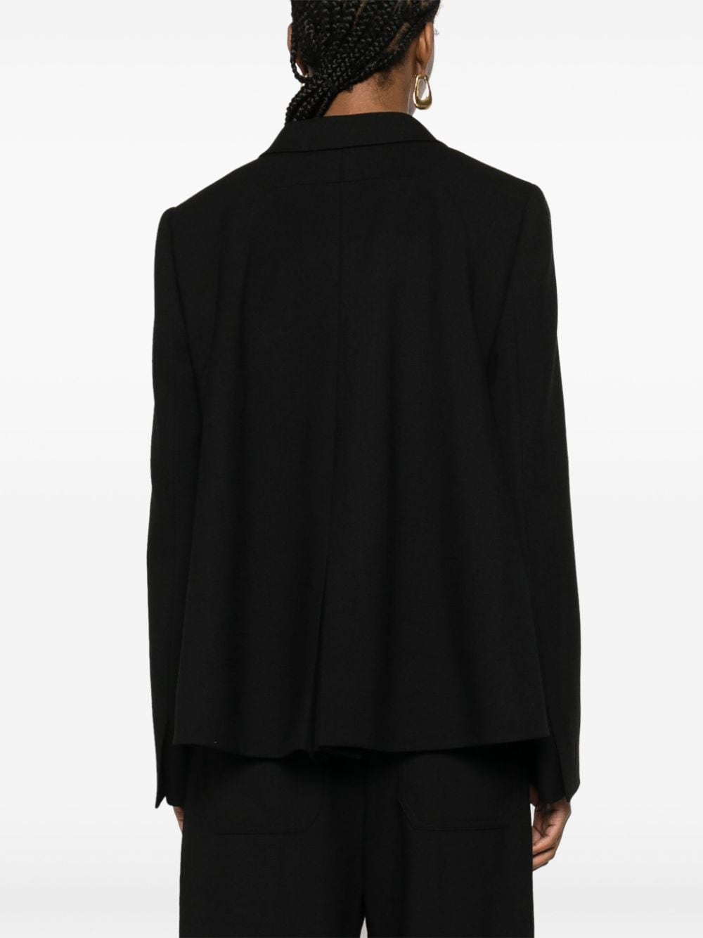 FENDI Double-Breasted Wool Blazer Jacket