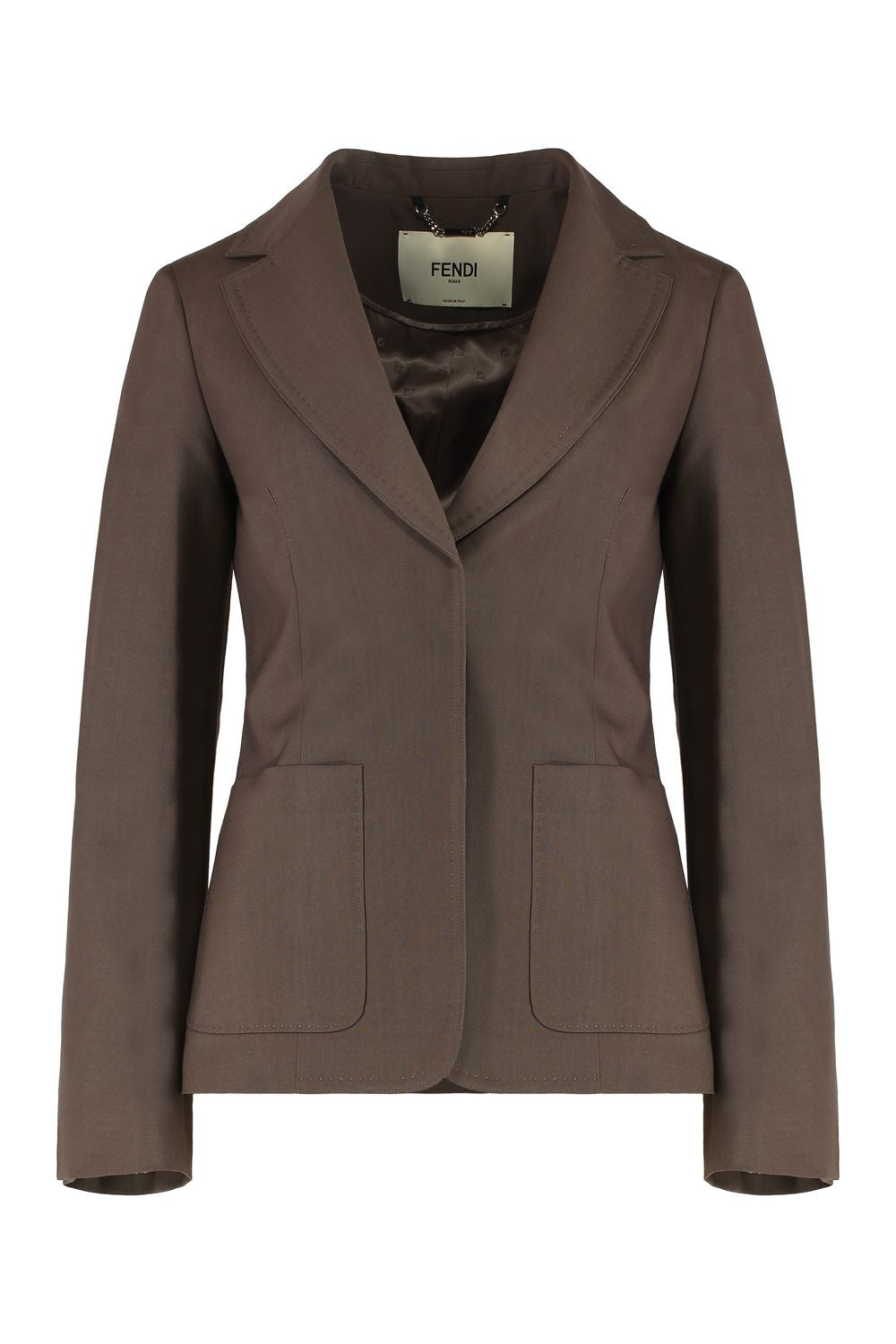 FENDI Wool Blend Blazer - Women's