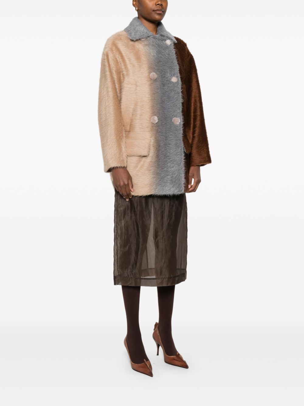 FENDI Multicolour Double-Breasted Jacket for Women