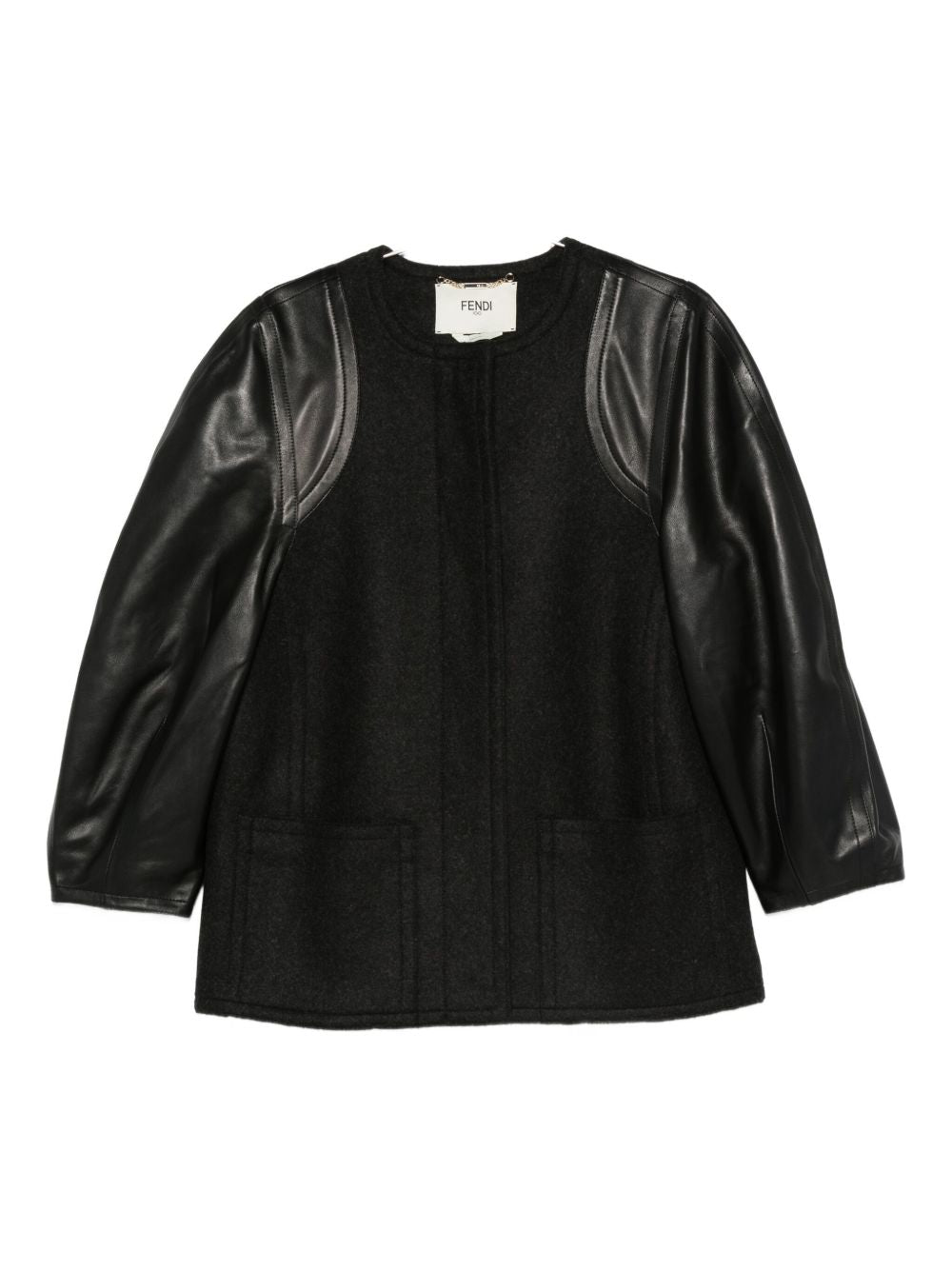 FENDI Women's Midi Wool Parka Jacket