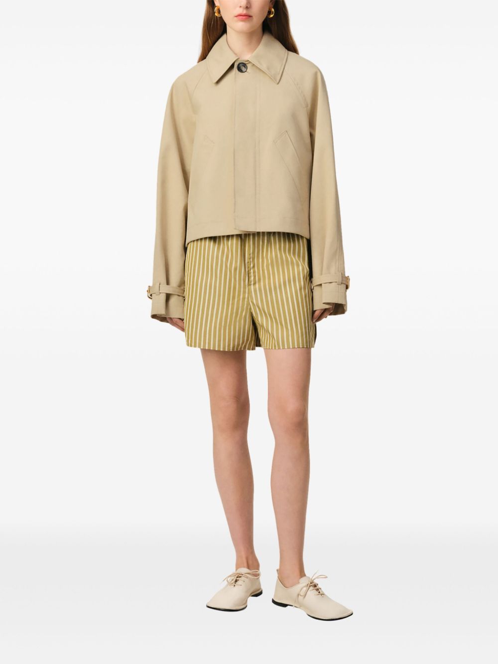 AMI PARIS Elegant Women's Jacket with Gold Details