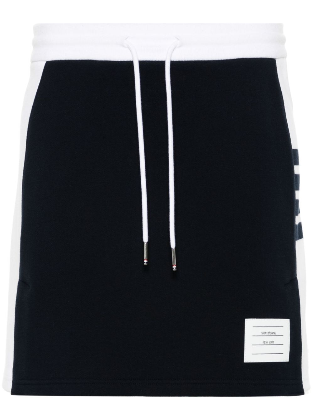 THOM BROWNE Engineered Bar Detail Mini Skirt for Women