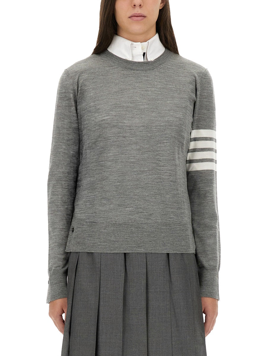 THOM BROWNE 4 Bar Pullover Sweater - Size 40 IT