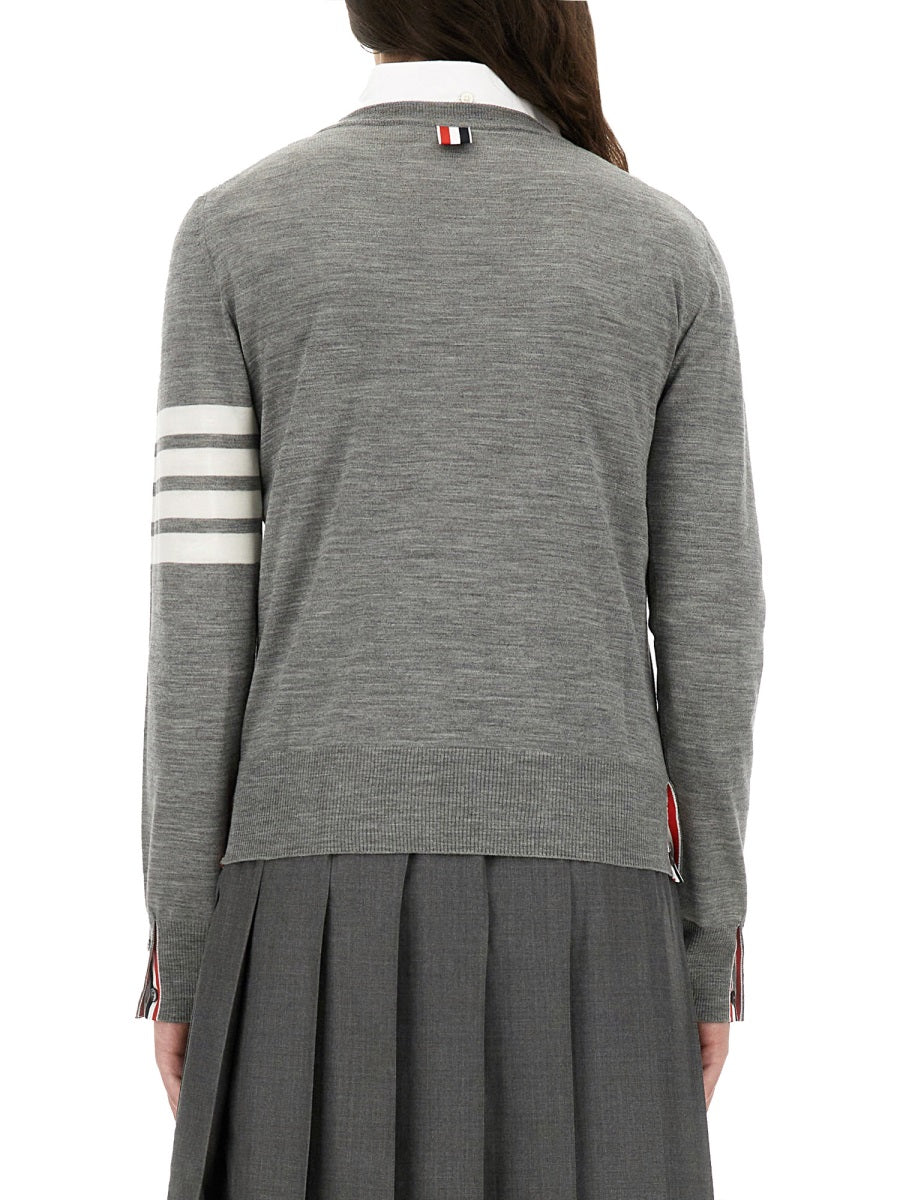 THOM BROWNE 4 Bar Pullover Sweater - Size 40 IT