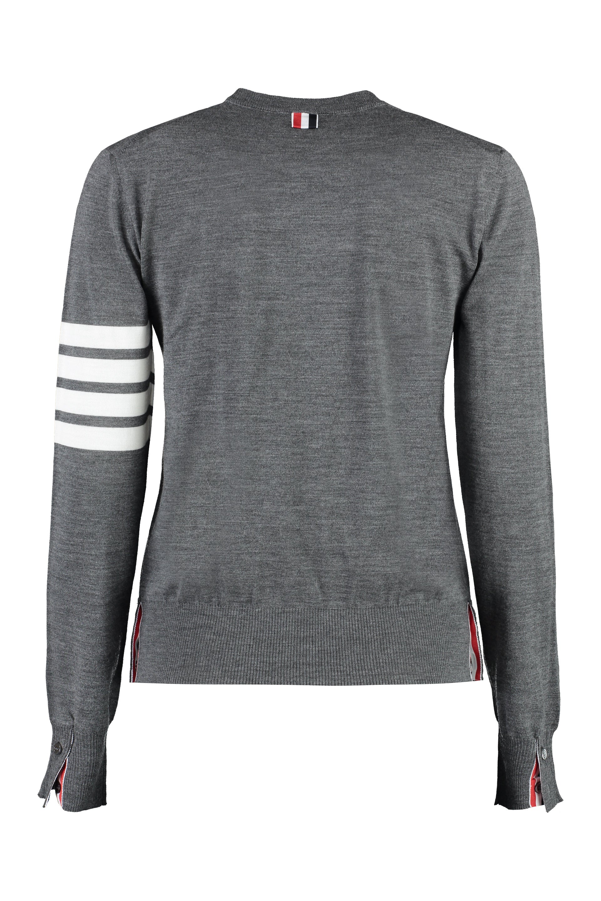 THOM BROWNE Relaxed Pullover with 4-Bar Detailing