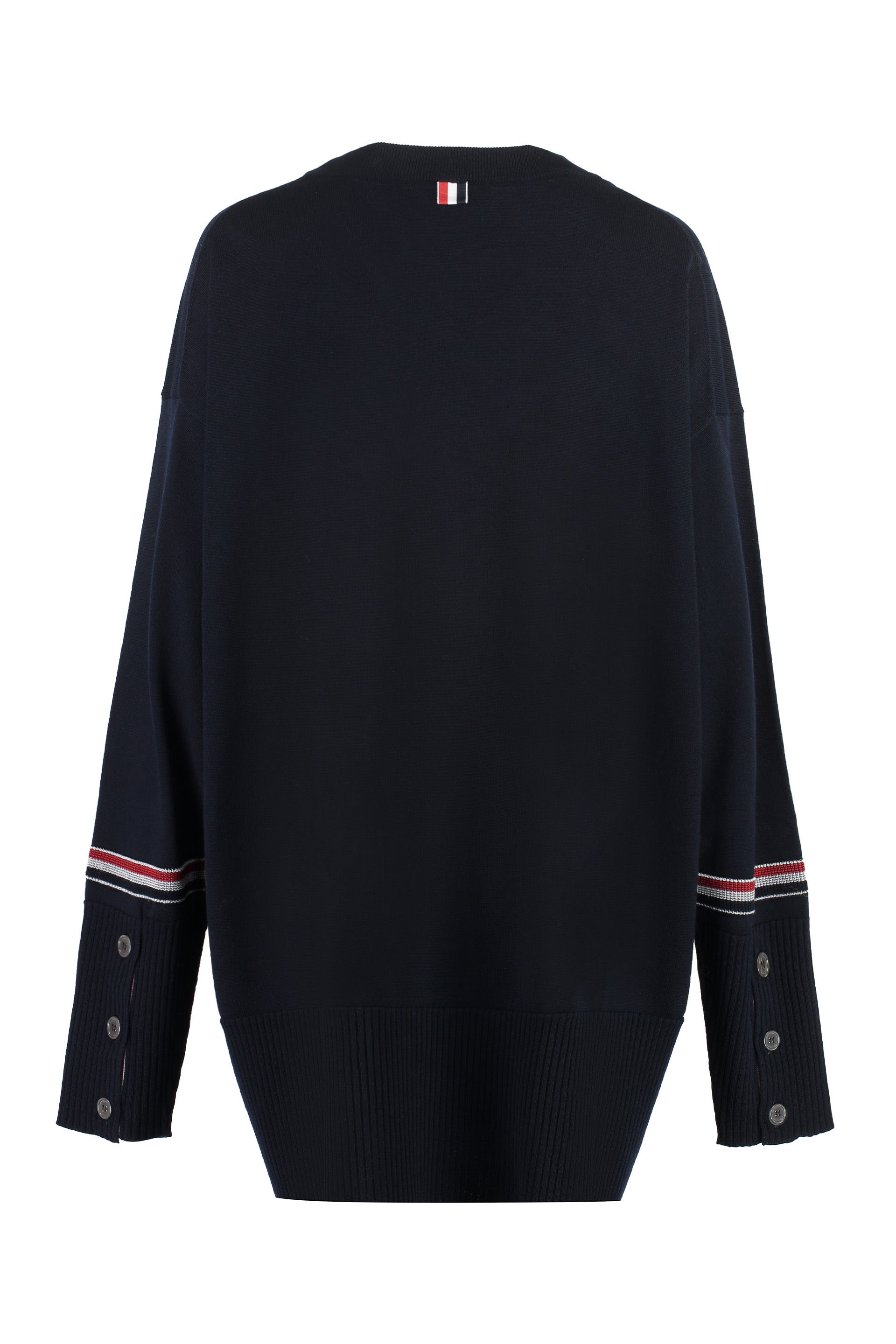 THOM BROWNE Virgin Wool Sweater for Women