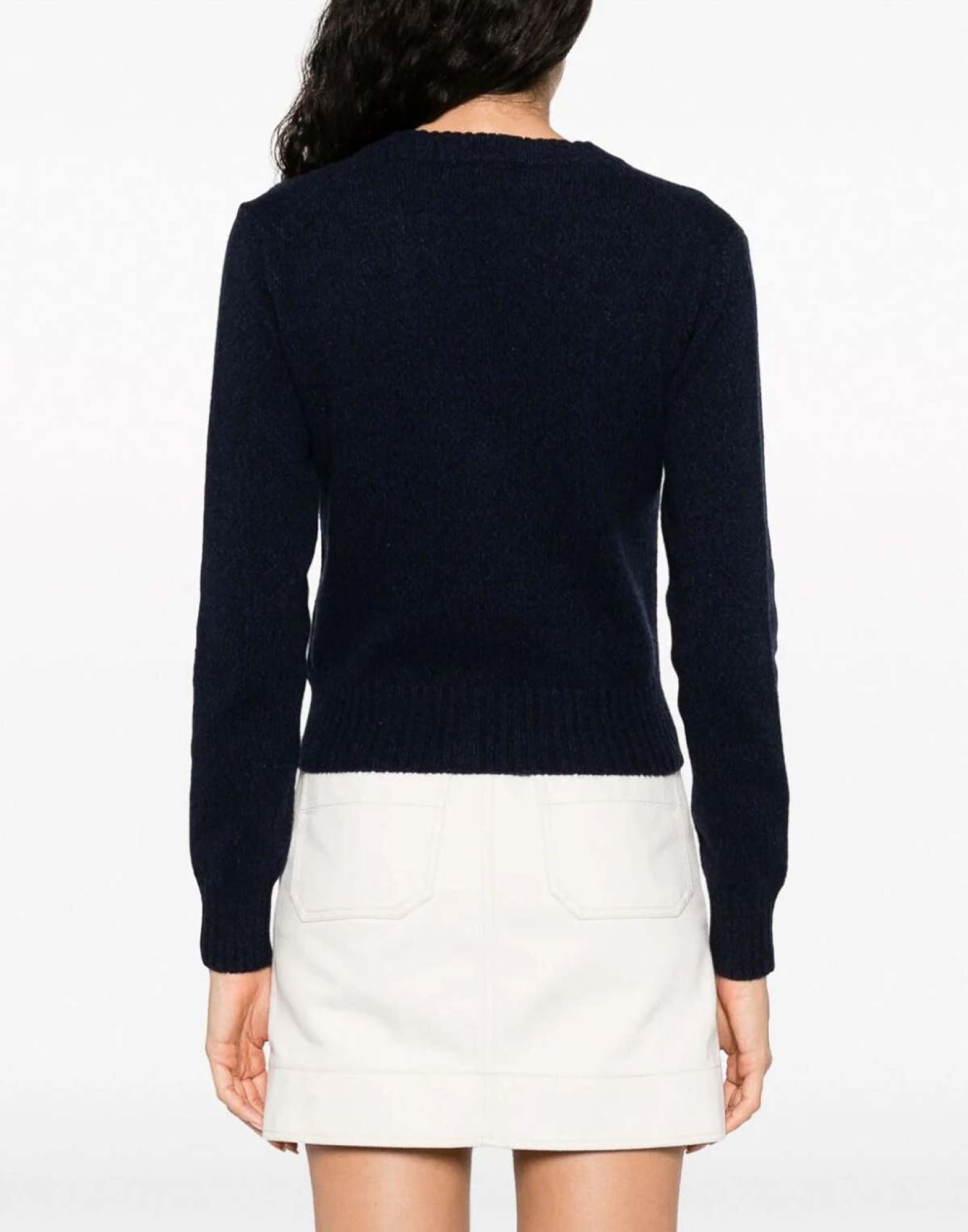 AMI PARIS Logo Cashmere Cardigan for Women