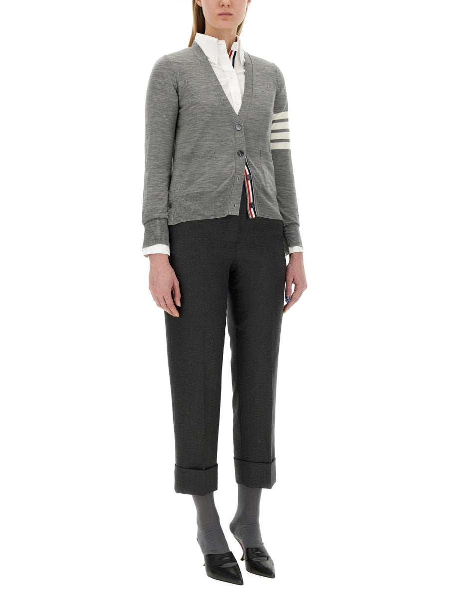 THOM BROWNE Relaxed Fit Cardigan - Size 38
