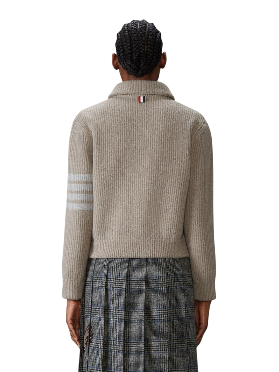 THOM BROWNE Wool Bomber Jacket for Women - FW25 Collection