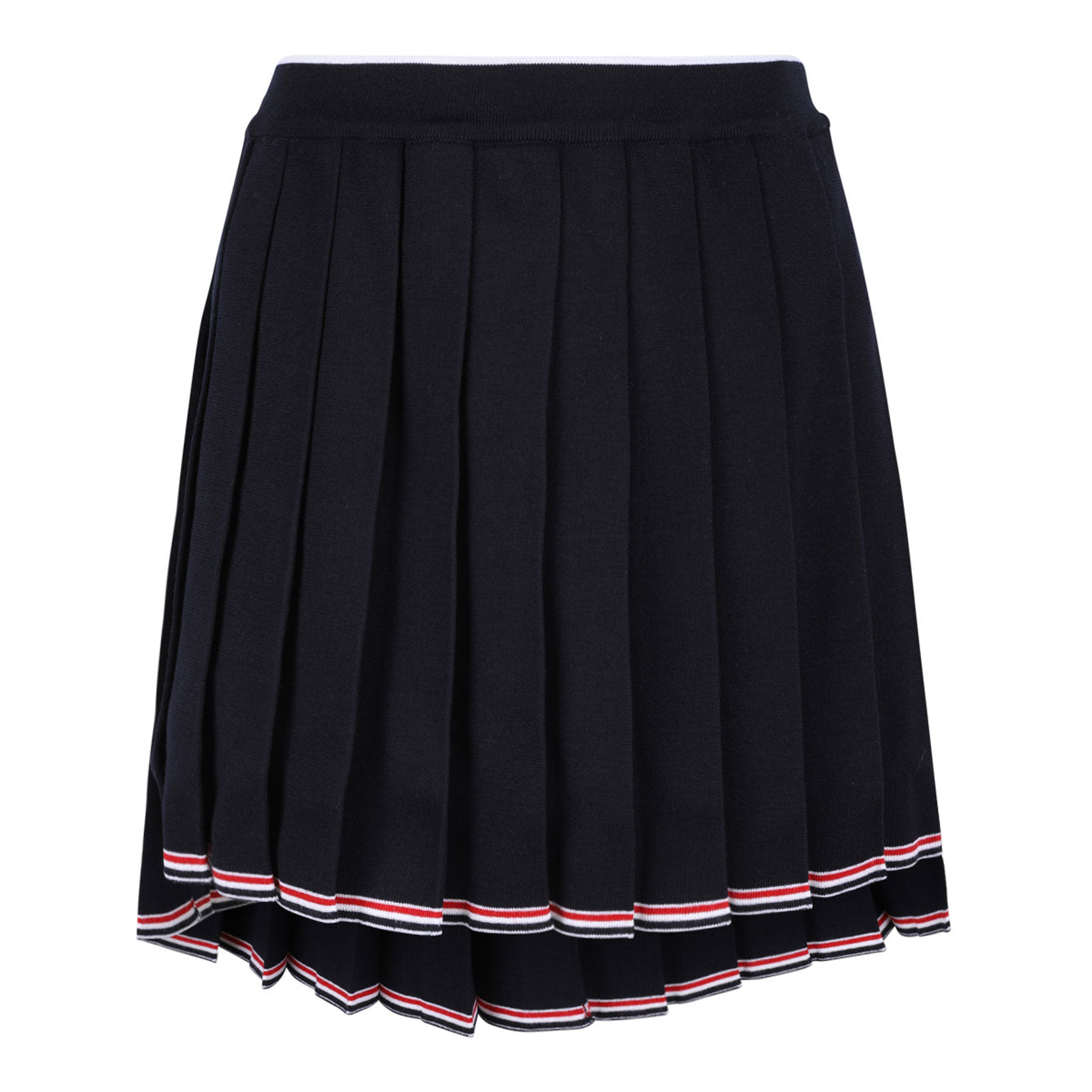 THOM BROWNE Mini Virgin Wool Skirt
