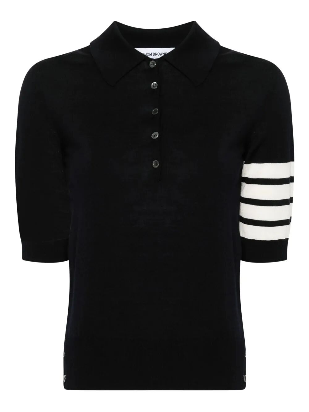 THOM BROWNE Wool Polo Shirt - Women’s