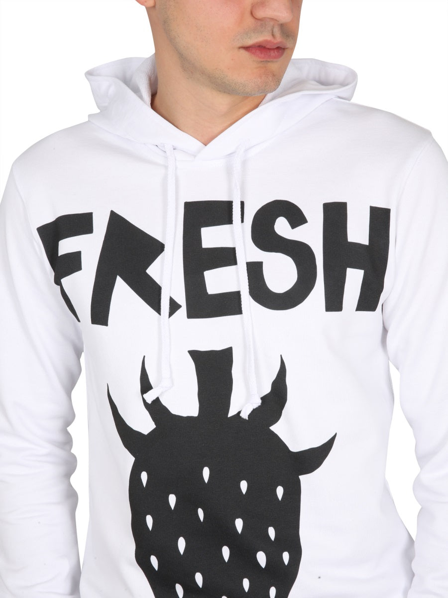 COMME DES GARÇONS SHIRT Men's Drawstring Hood Sweatshirt