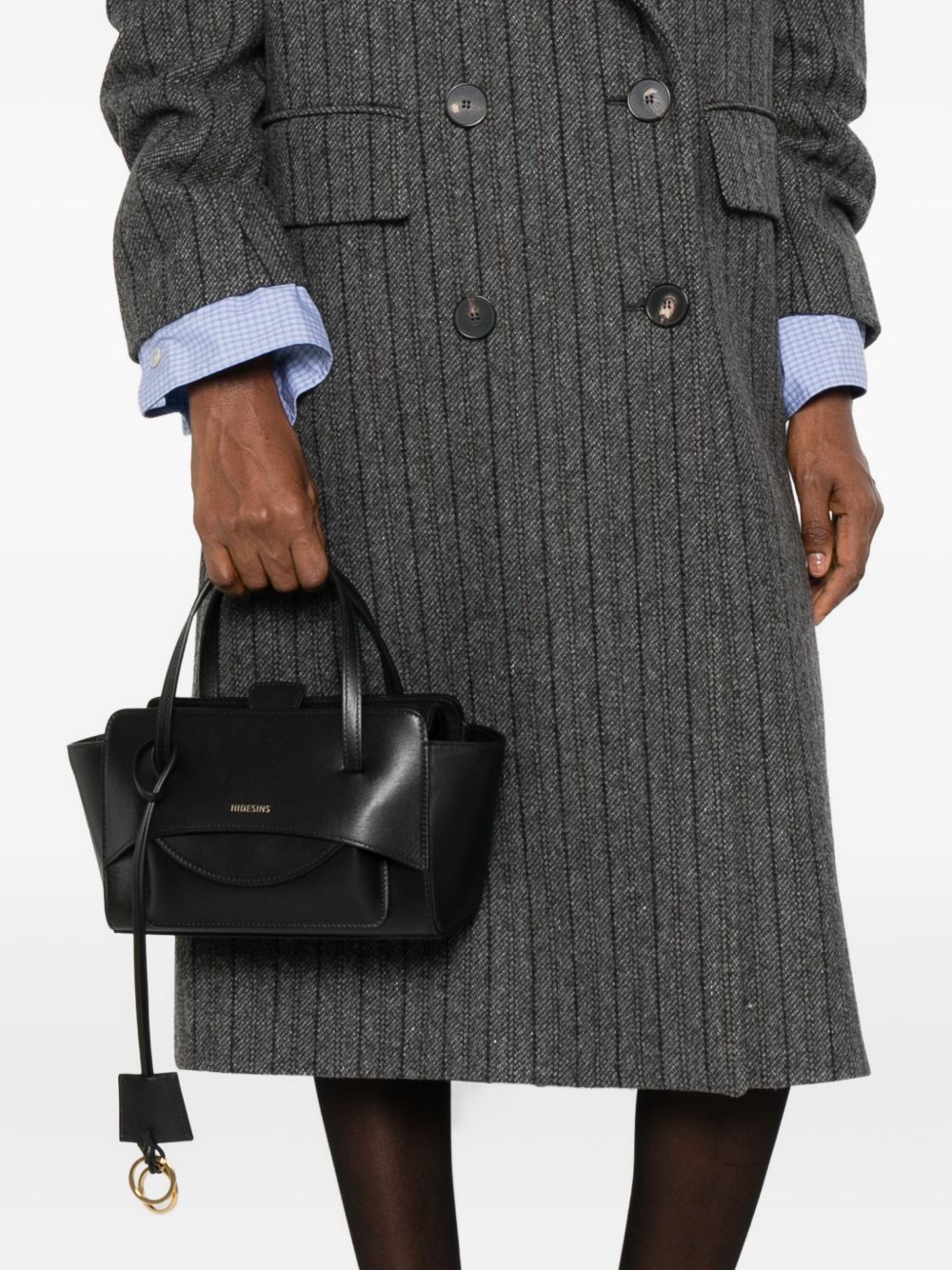 HIDESINS Mini Flap Leather Tote Handbag