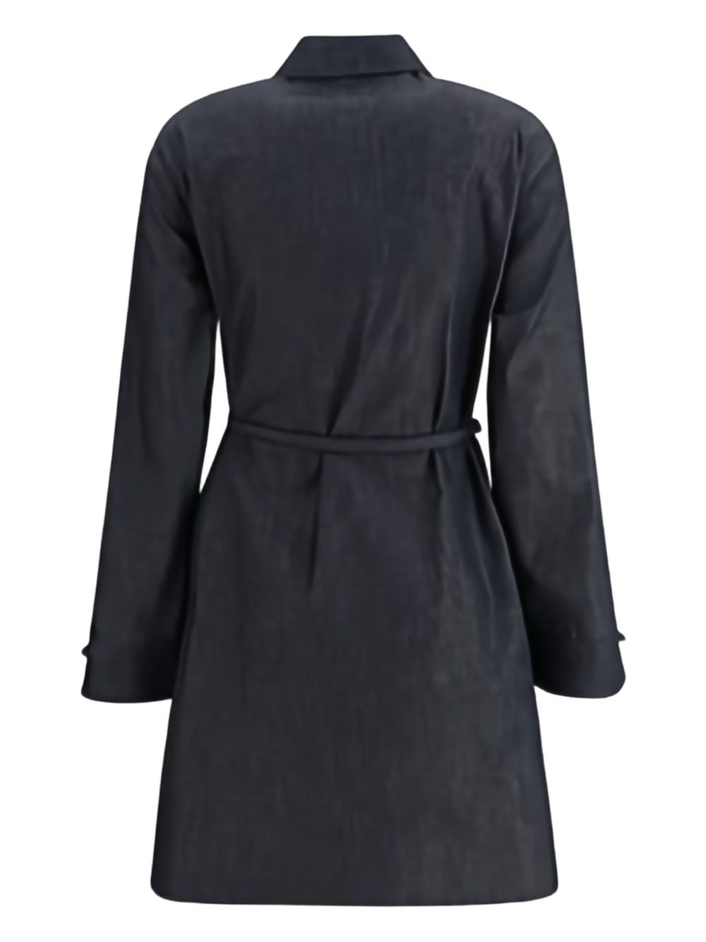 FENDI Belted Denim Dress with FF Logo Buckle