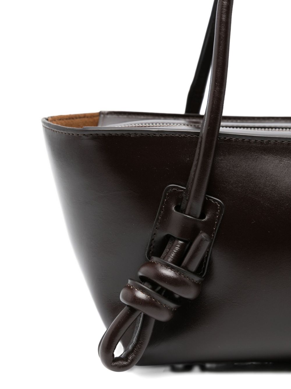 HEREU Leather Knot Detail Handbag