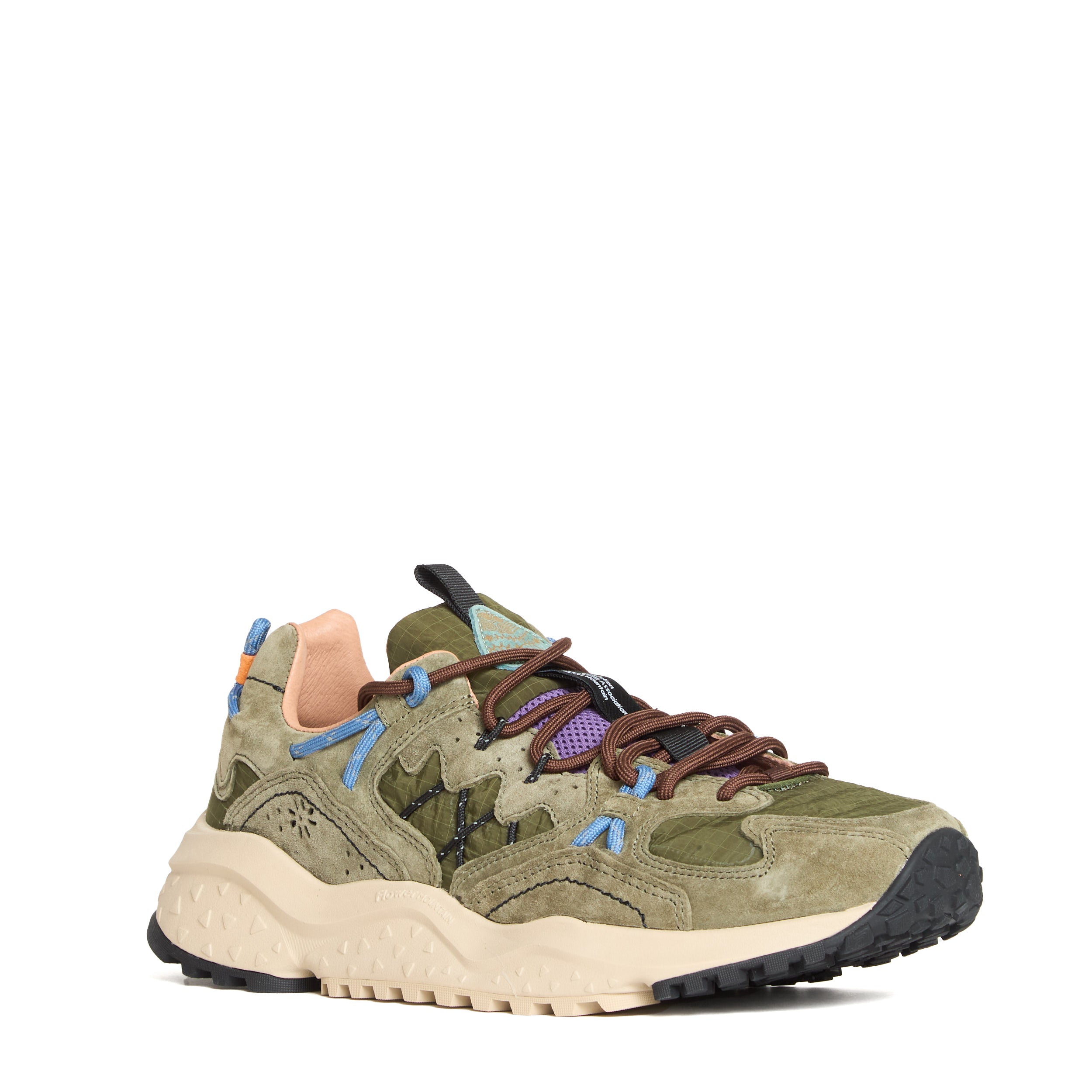 FLOWER MOUNTAIN Men's Yamabushi Slip-On Sneakers