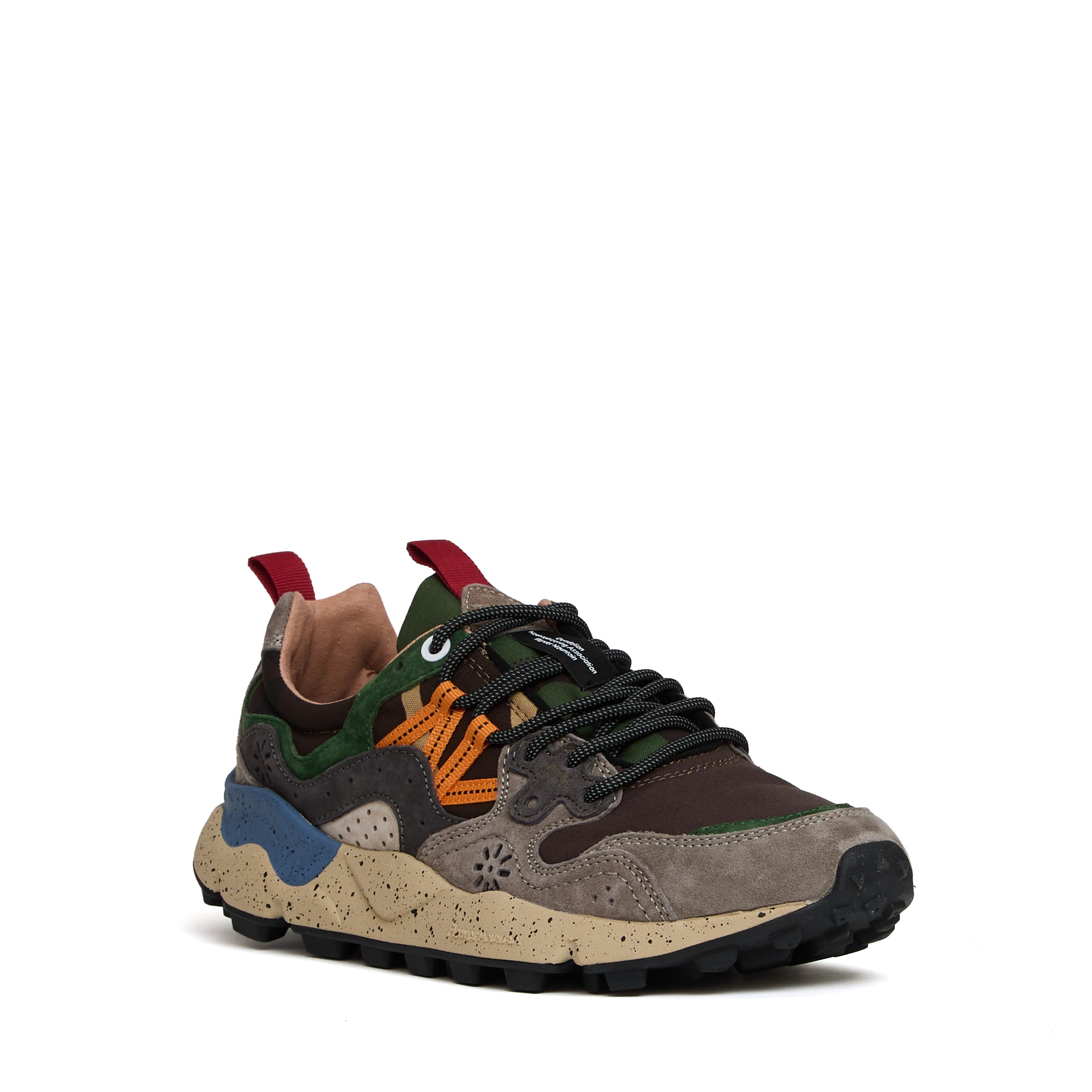FLOWER MOUNTAIN Yamano 3 Suede and Nylon Camo Sneakers for Men