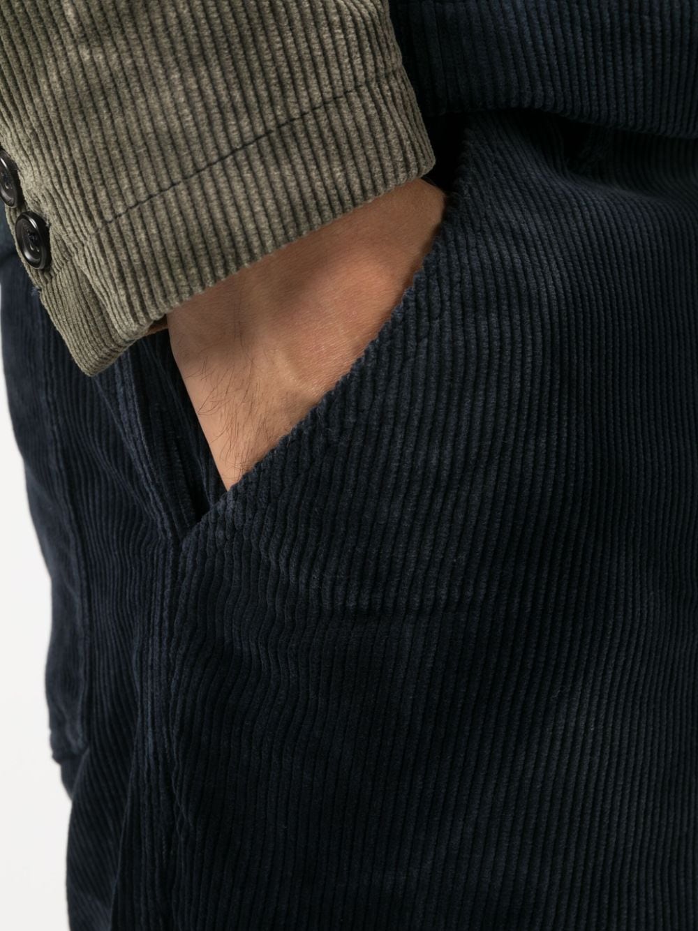 COMME DES GARÇONS Mid-Rise Cotton Twill Trousers for Men