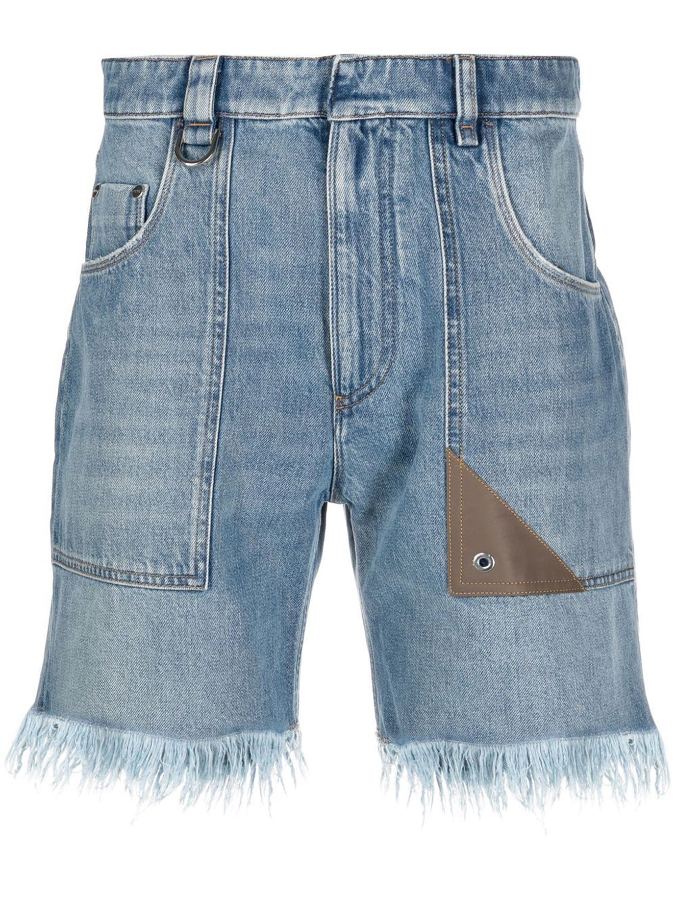 FENDI Men's Cotton Mini Shorts