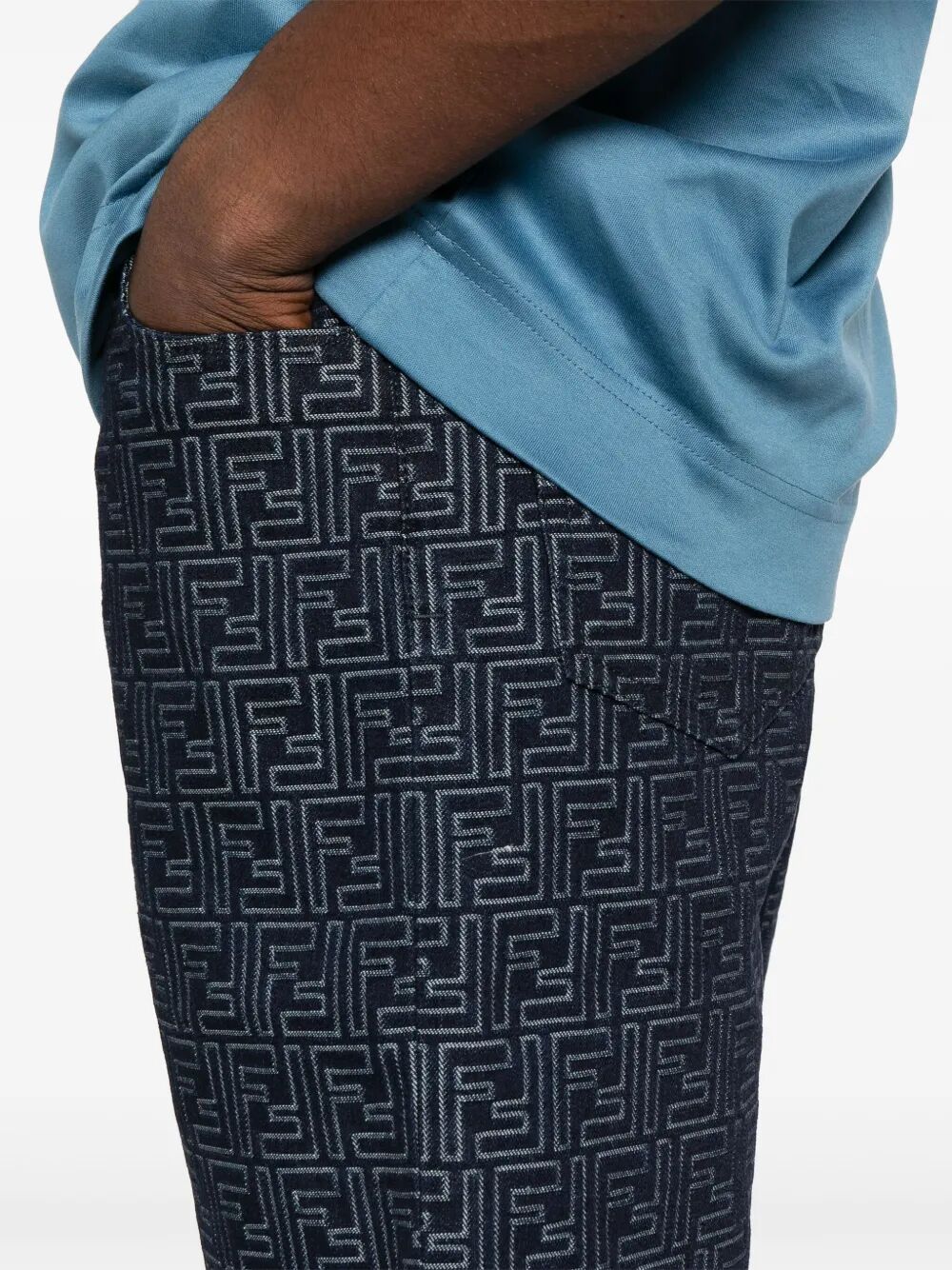 FENDI Cotton Shorts for Men - Summer Edition