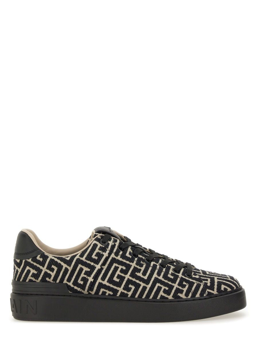 BALMAIN Men's Premium Leather Sneakers