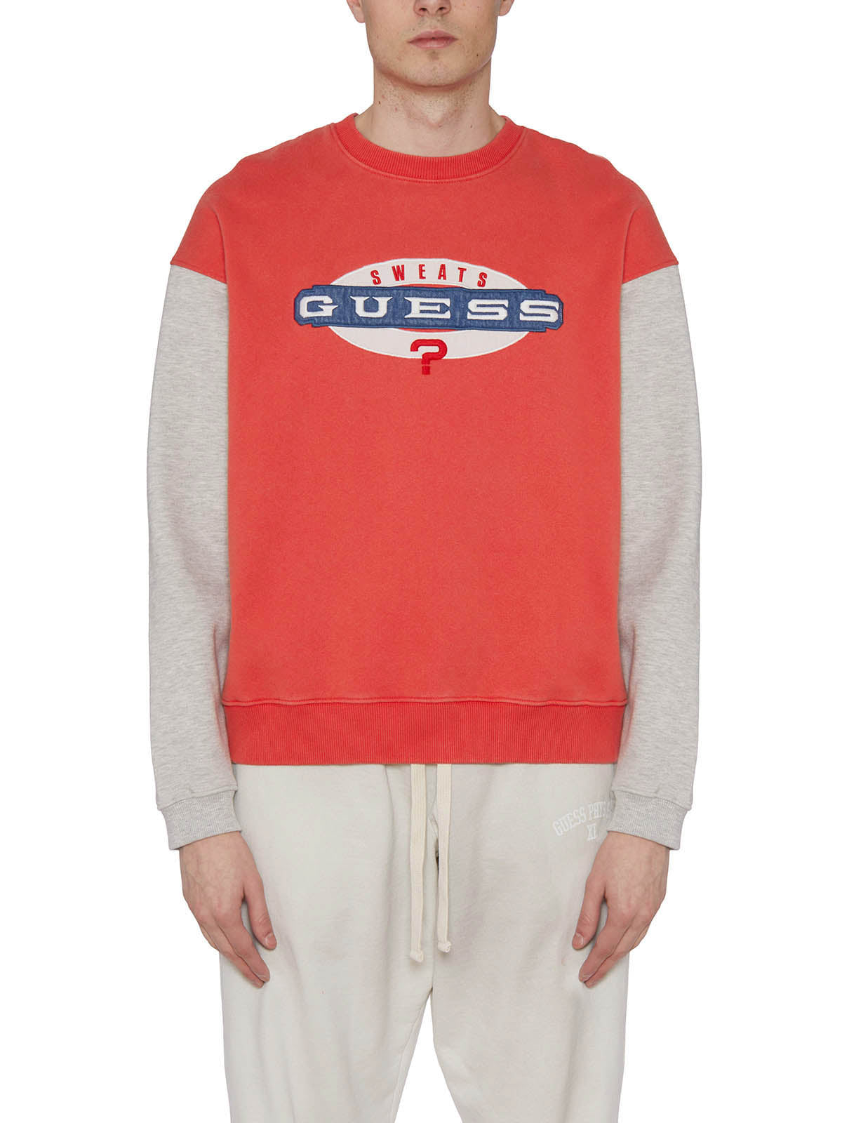 GUESS Vintage Logo Cotton Sweatshirt for Men - Size M