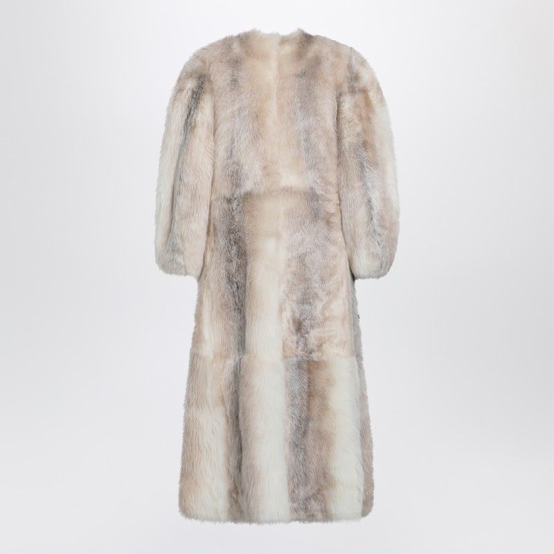 FENDI Oversized Cocoon-Style Shearling Jacket