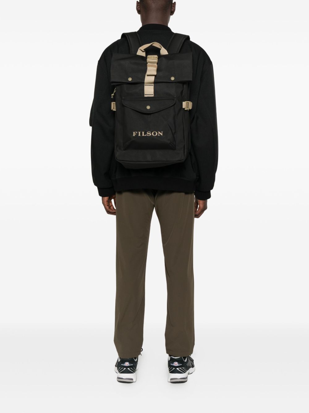 FILSON Scout Roll-Top Backpack with Adjustable Straps