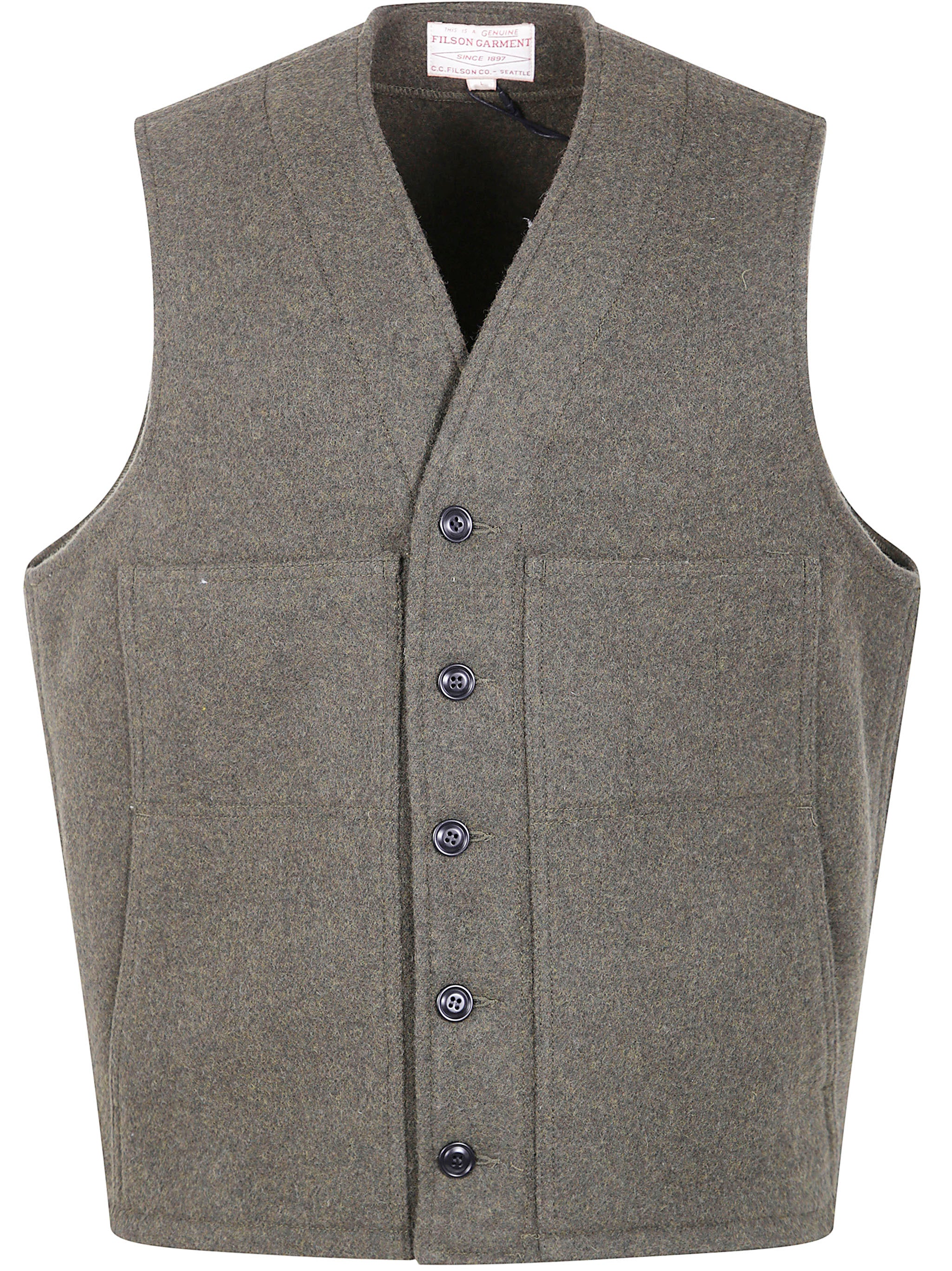 FILSON Mackinaw Wool Vest for Men - Fall/Winter 2025