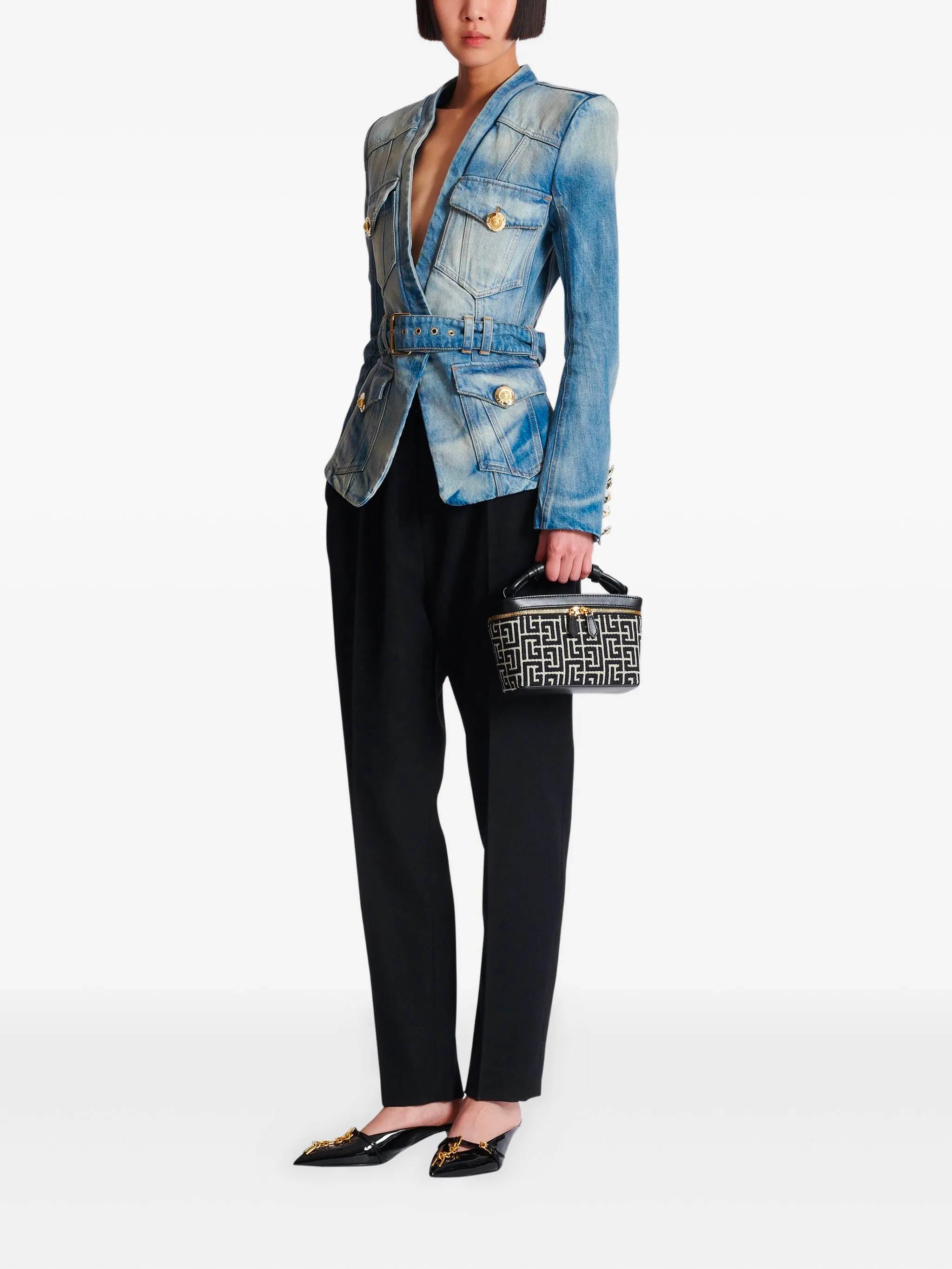 BALMAIN Mini Vanity Case