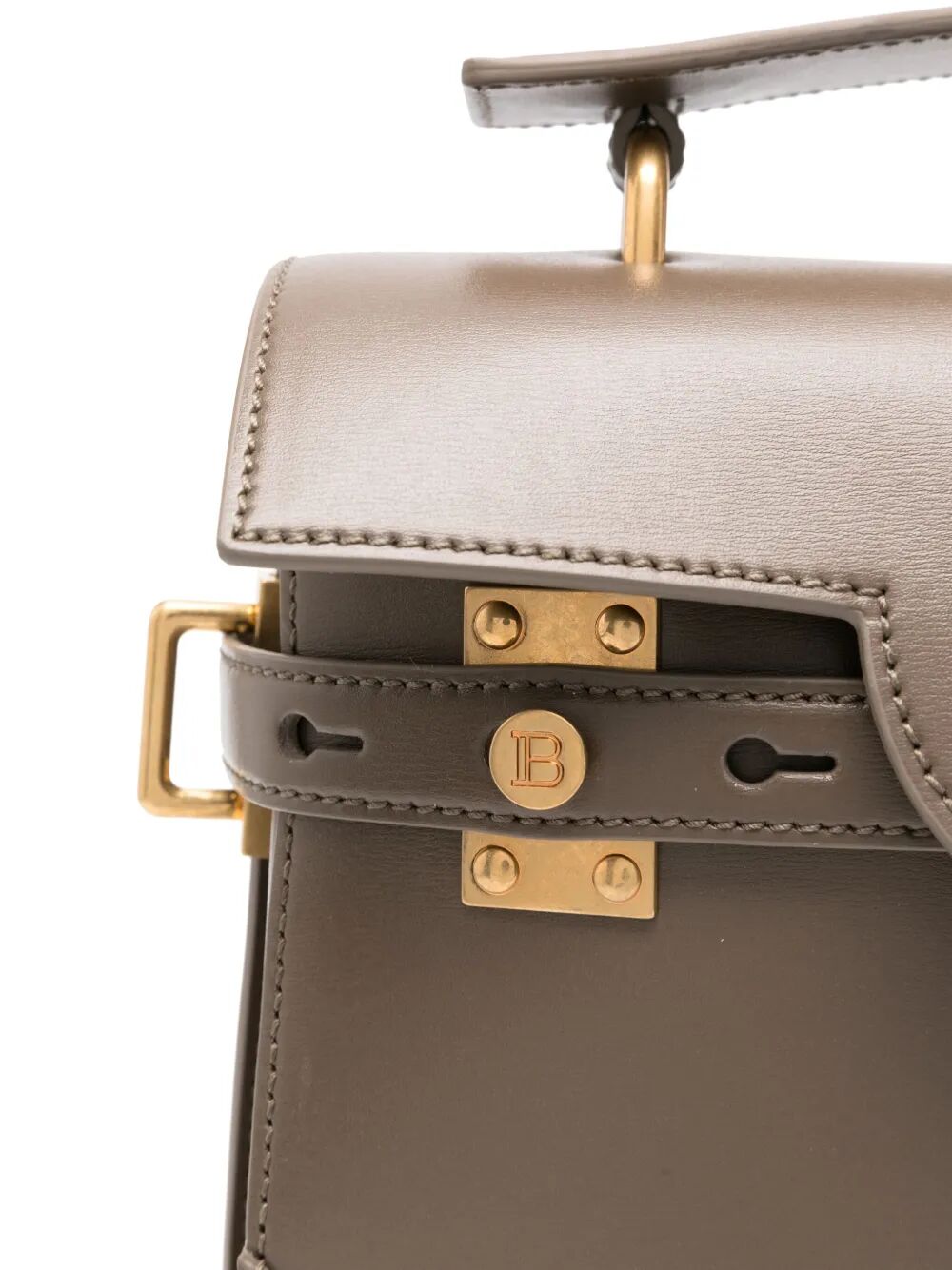 BALMAIN B-BUZZ 23 Mini Calfskin Handbag