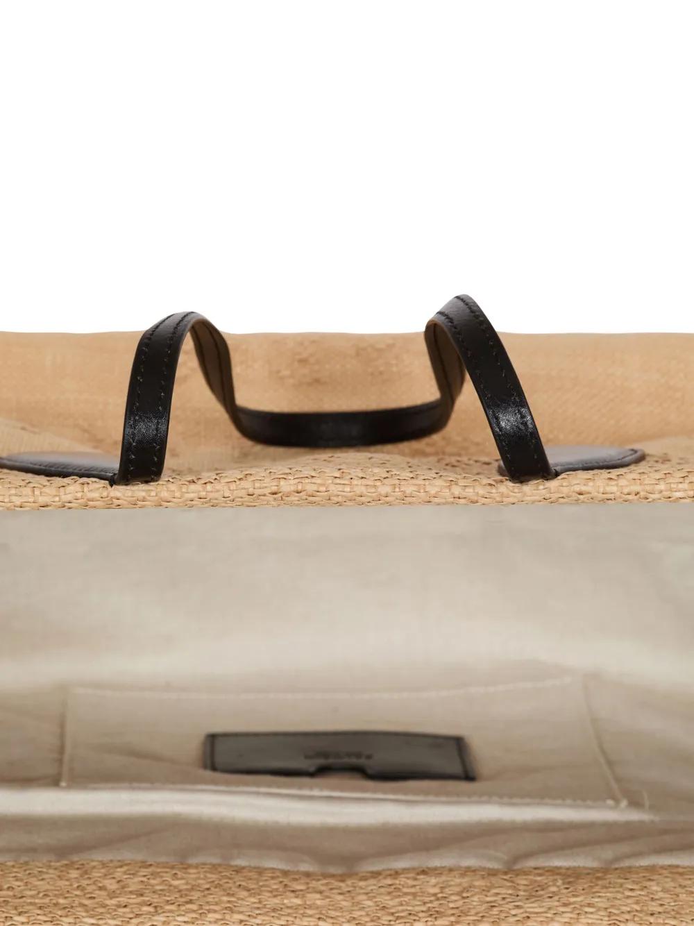 BALMAIN Leather Tote Handbag - FW25 Collection