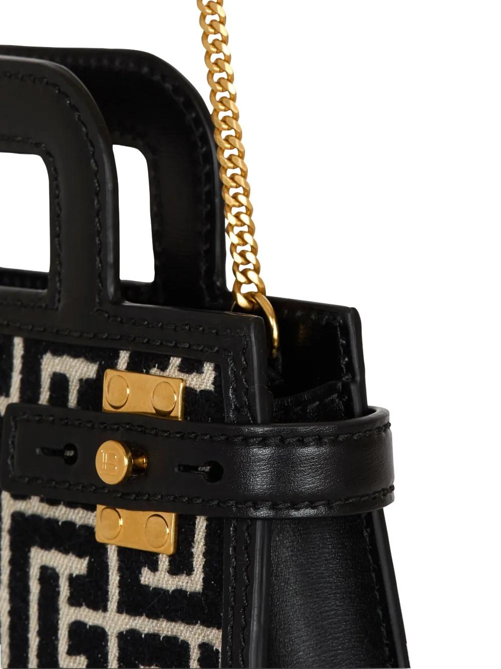 BALMAIN Mini Top Handle Crossbody Bag