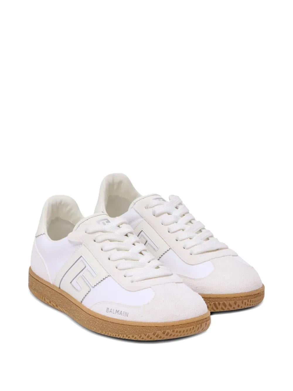 BALMAIN Swan Low-Top Fashion Sneakers
