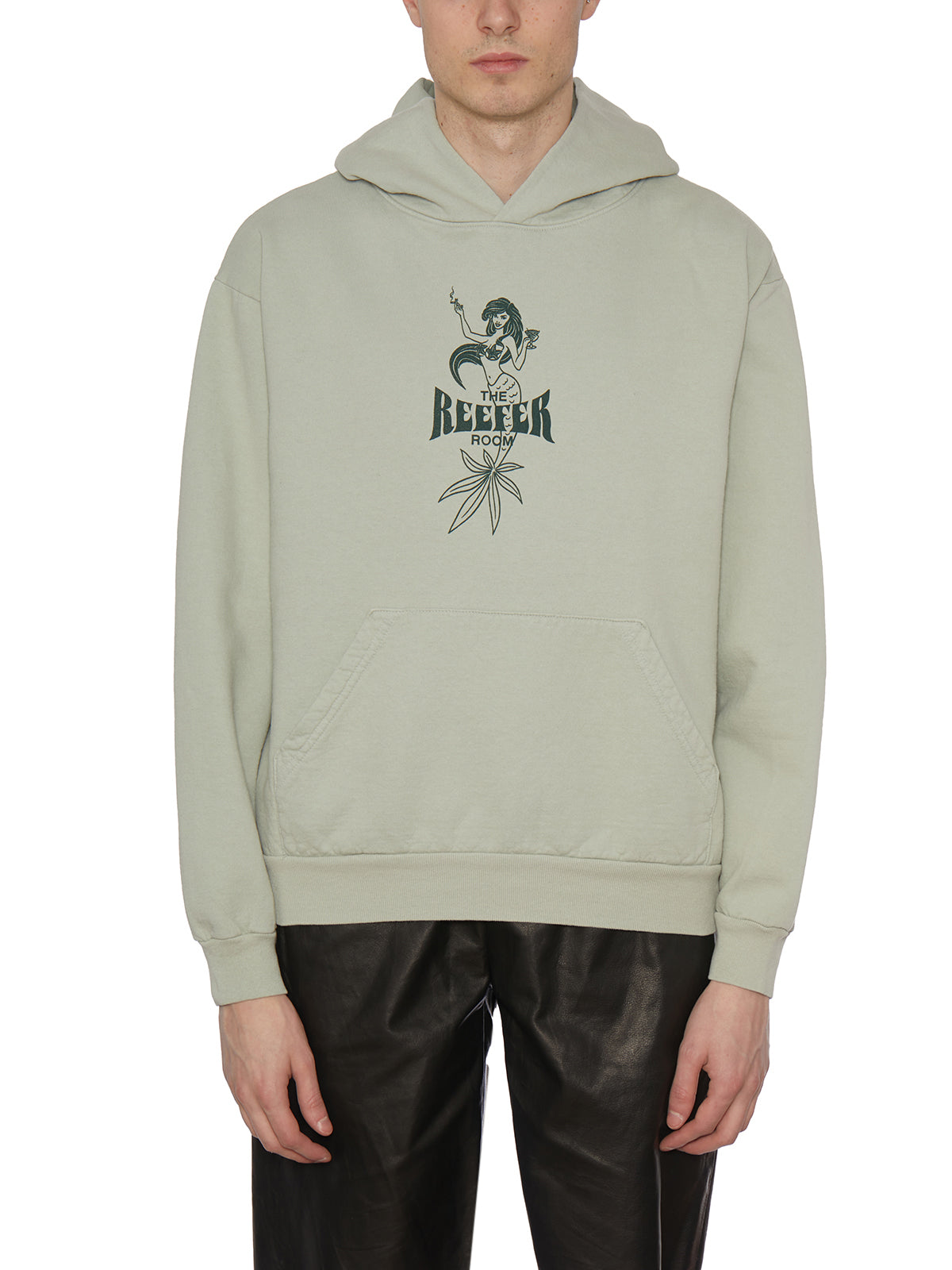 LOCAL AUTHORITY Men's Cozy Hoodie with Front Print - Size M