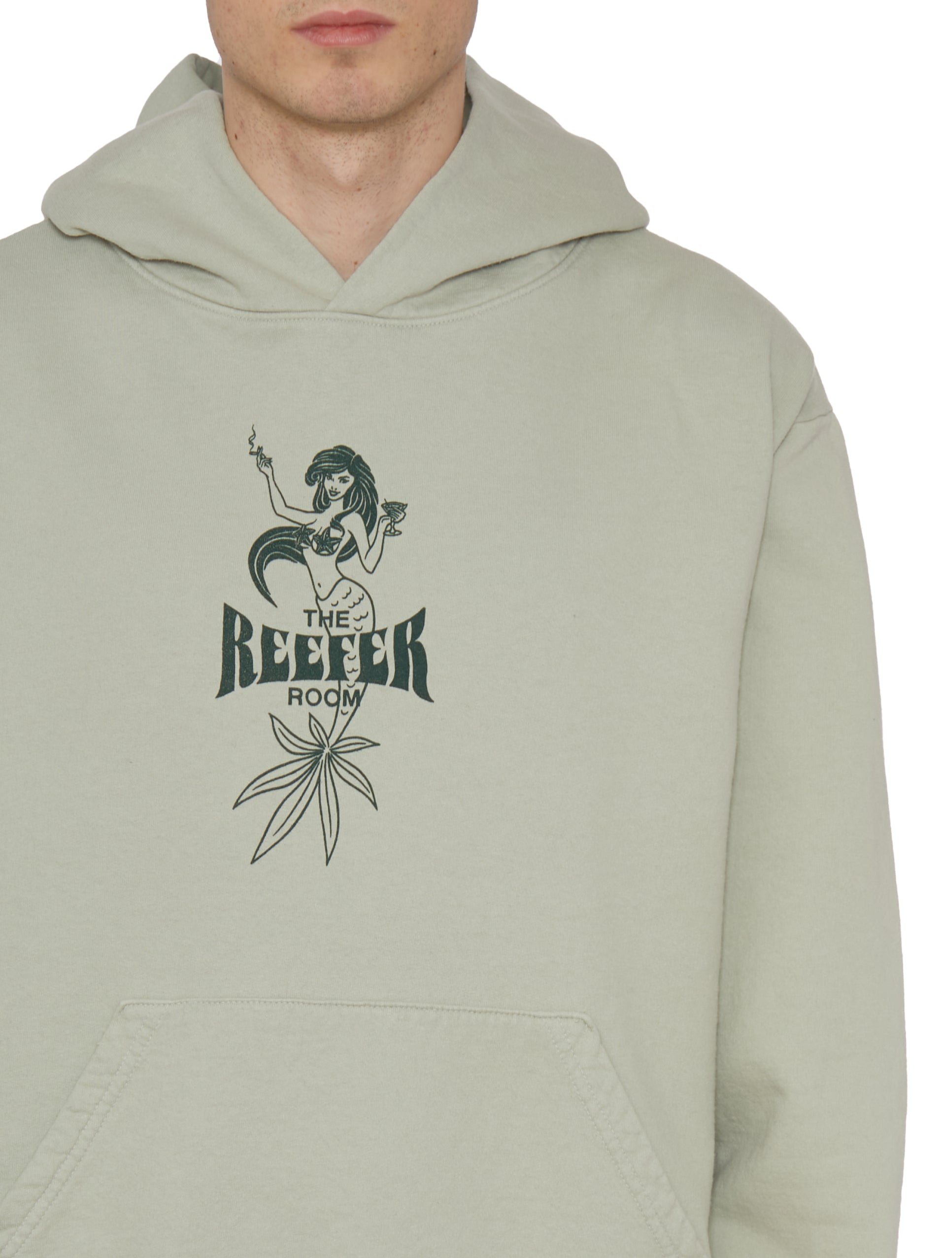 LOCAL AUTHORITY Men's Cozy Hoodie with Front Print - Size M