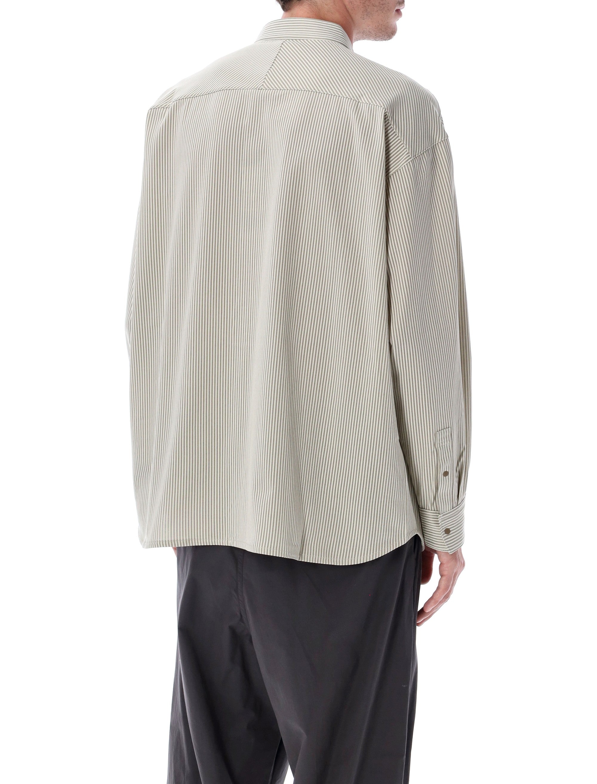 OAKLEY Men's Long-Sleeve Vertical Stripe Shirt