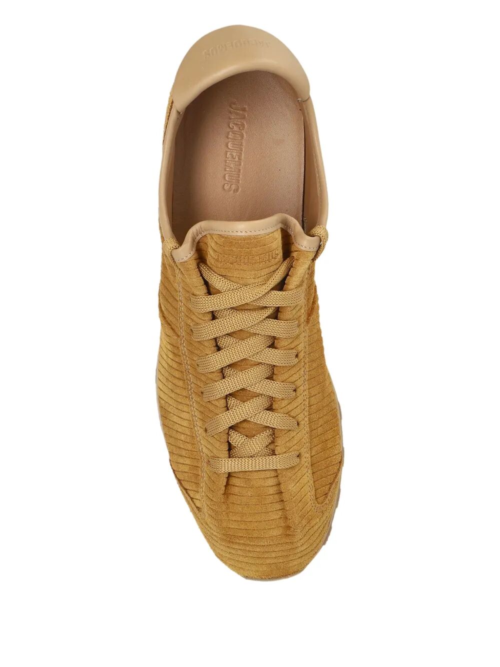 JACQUEMUS Soft Corduroy-Embossed Suede Sneakers for Men