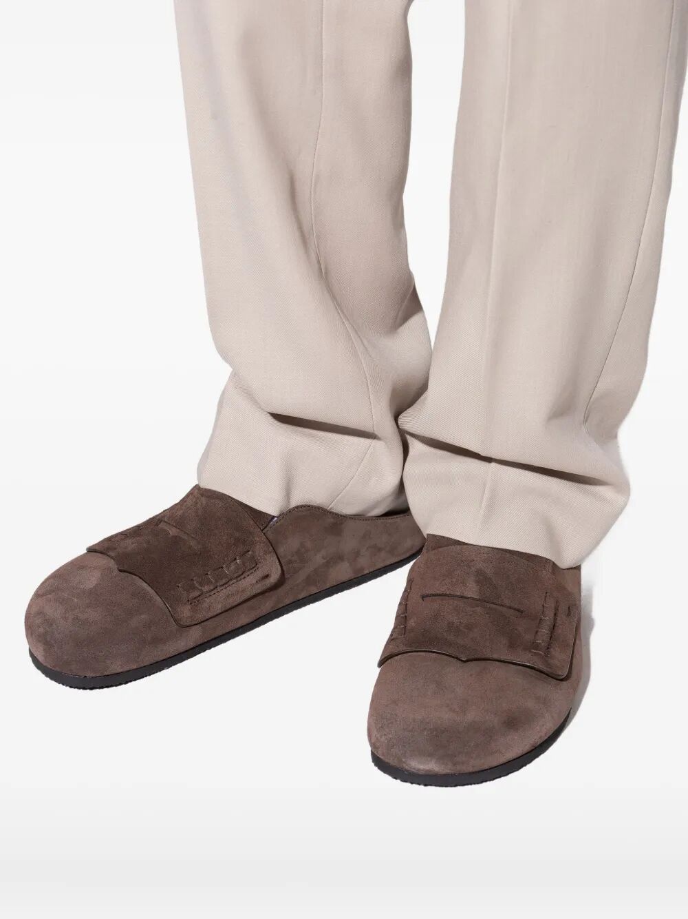 JACQUEMUS Flat Suede Moccasins for Men