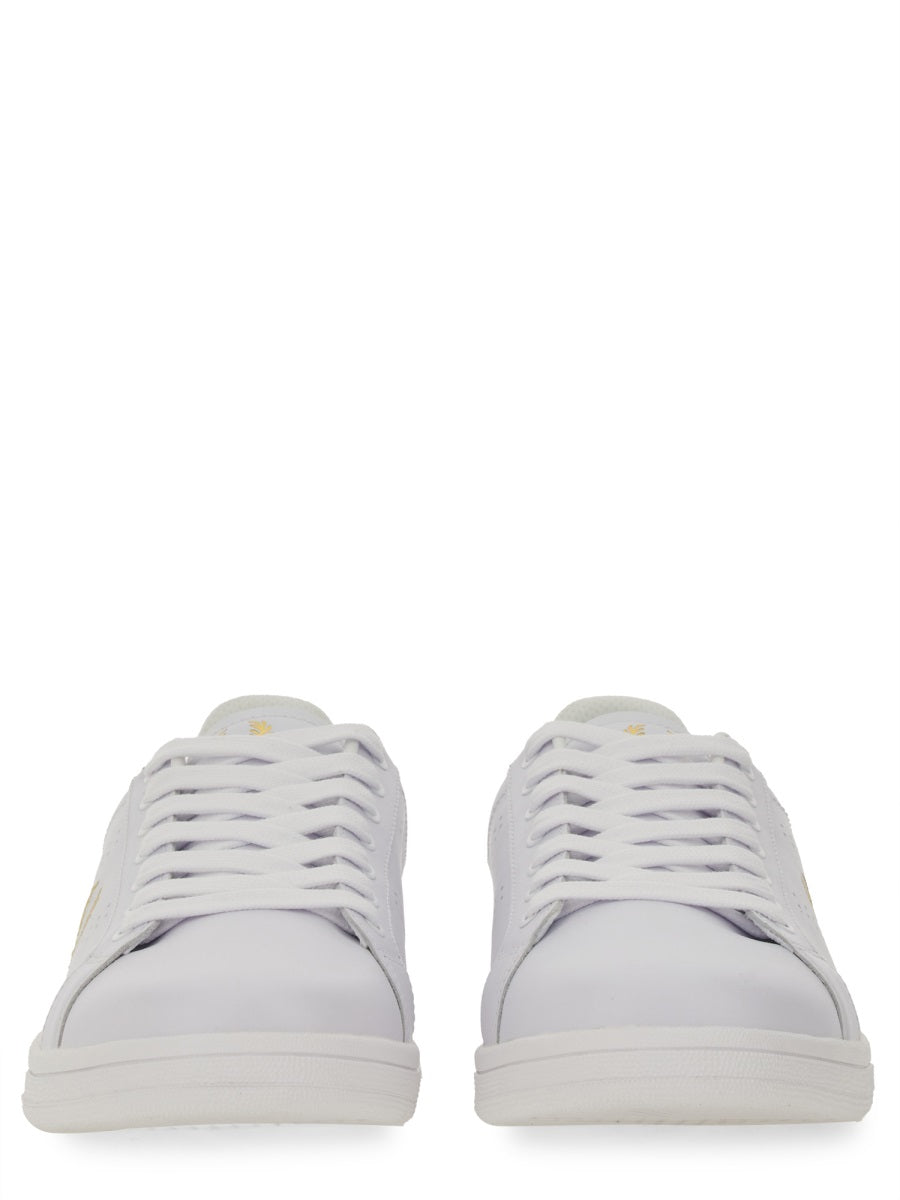 FRED PERRY Leather Logo Sneakers for Men - SS25 Collection