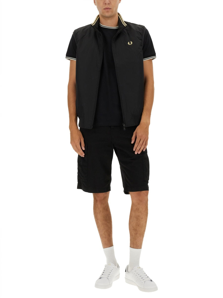 FRED PERRY Recycled Polyamide Brenthams Vest for Men - Size L