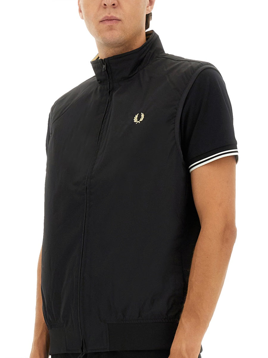 FRED PERRY Recycled Polyamide Brenthams Vest for Men - Size L