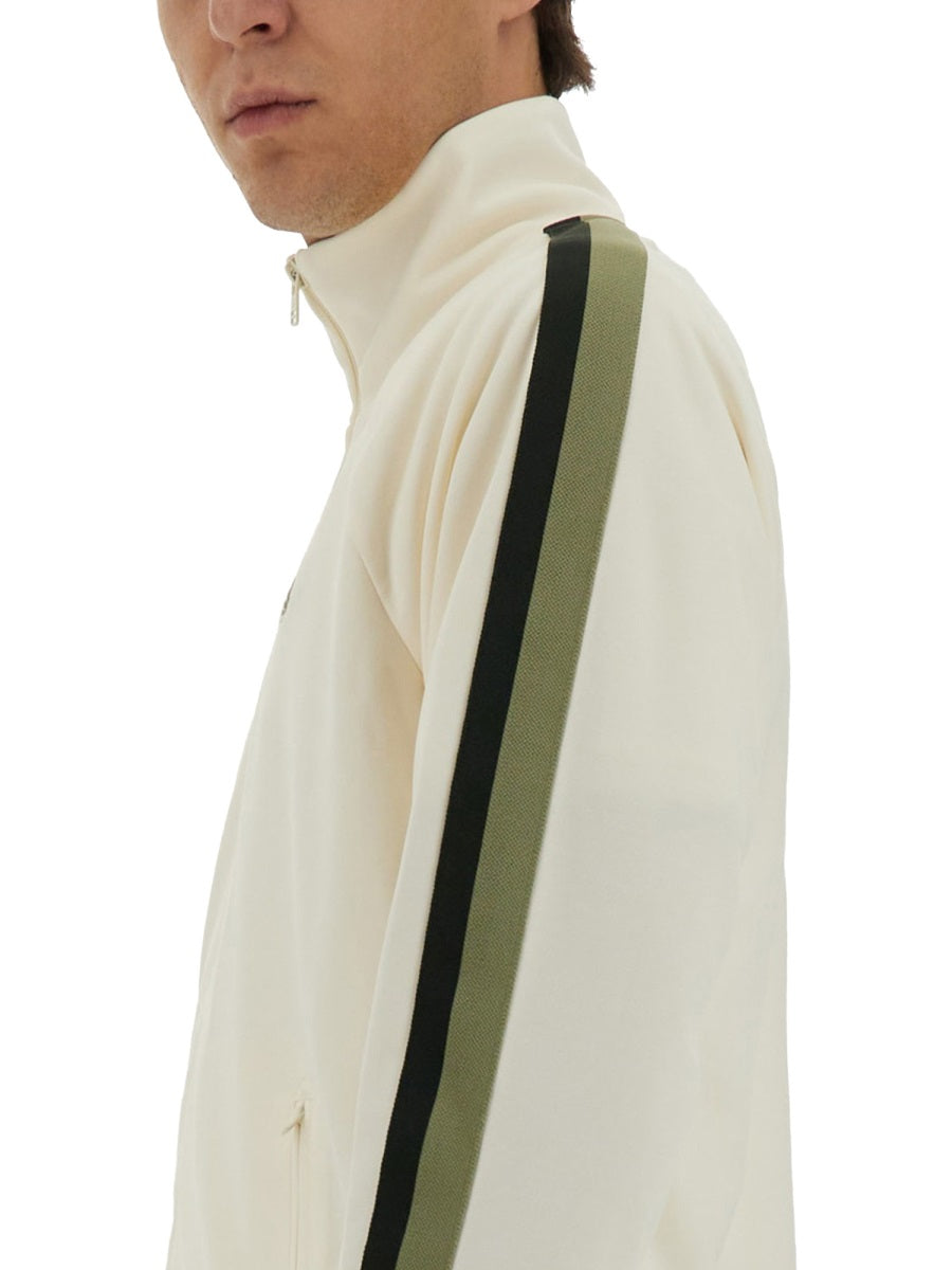 FRED PERRY Track Jacket with Two-Color Webbing - Size L