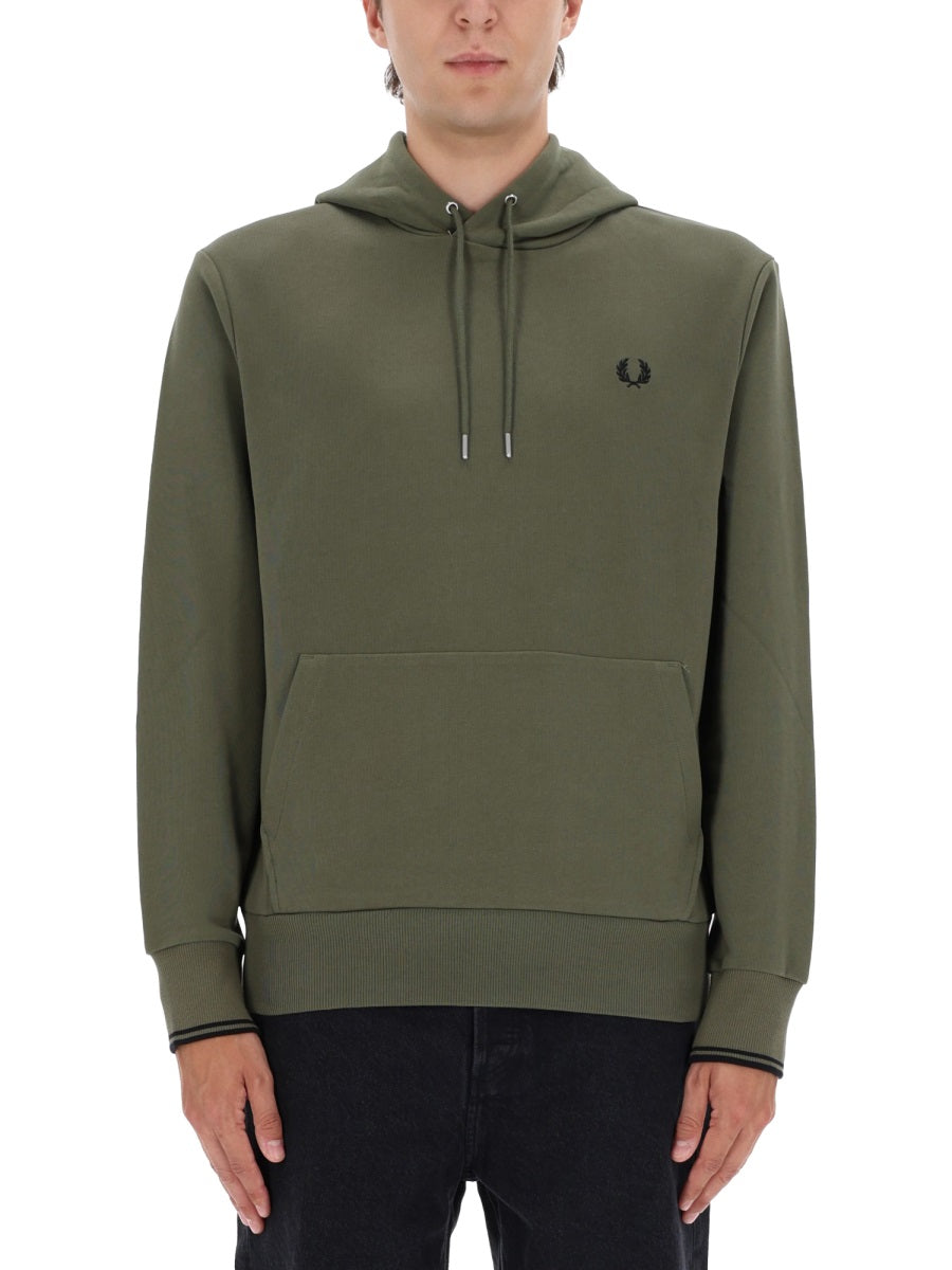 FRED PERRY Classic Hoodie - Size L