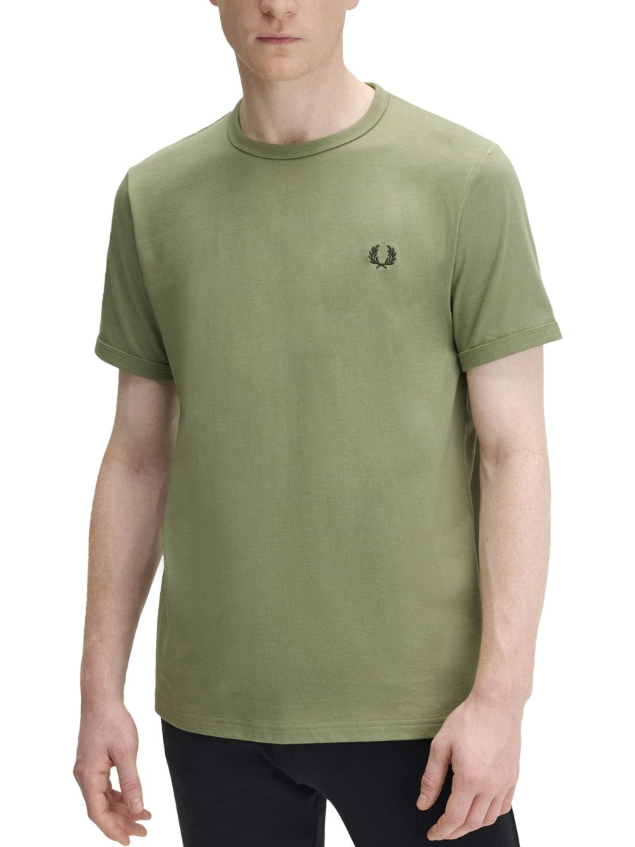FRED PERRY Men's Ringer T-Shirt - Size M
