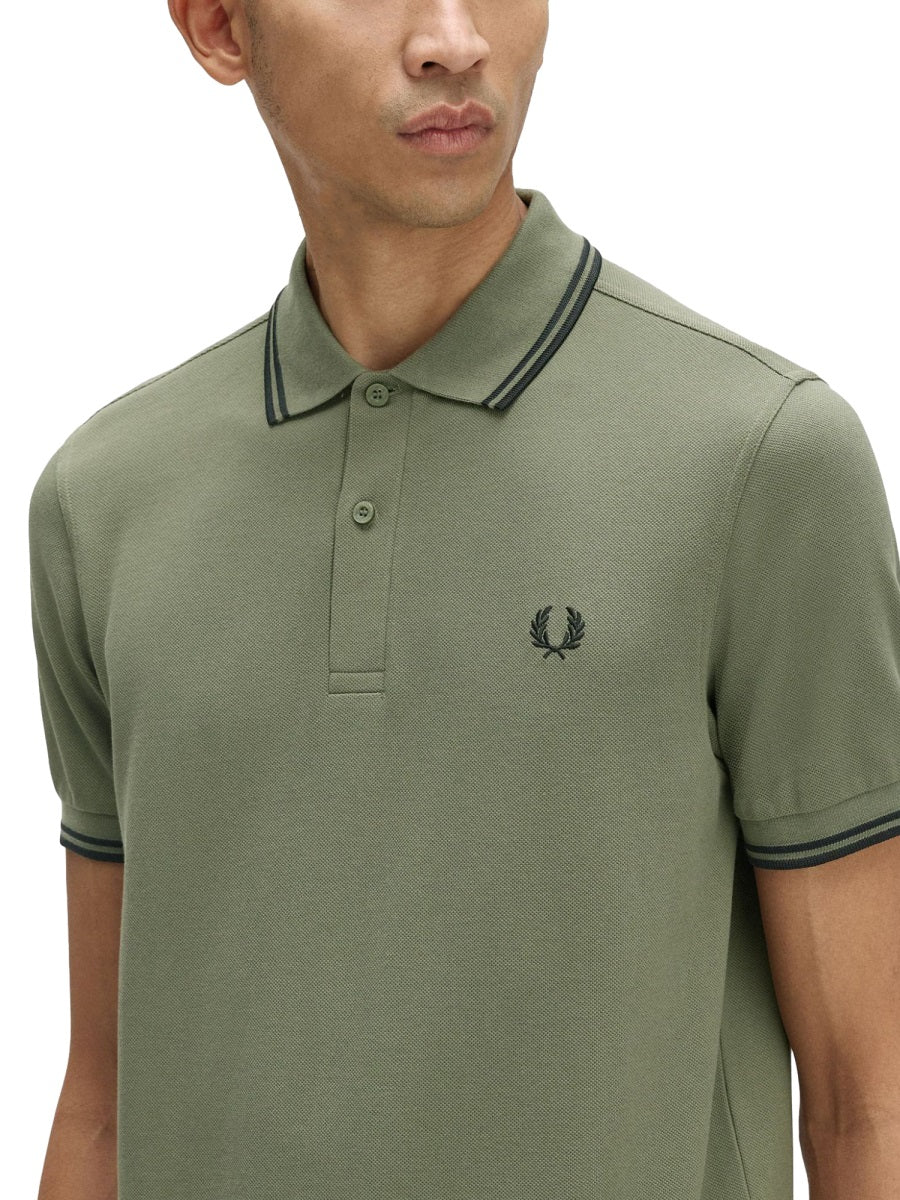 FRED PERRY Classic Logo Polo Shirt - Size L