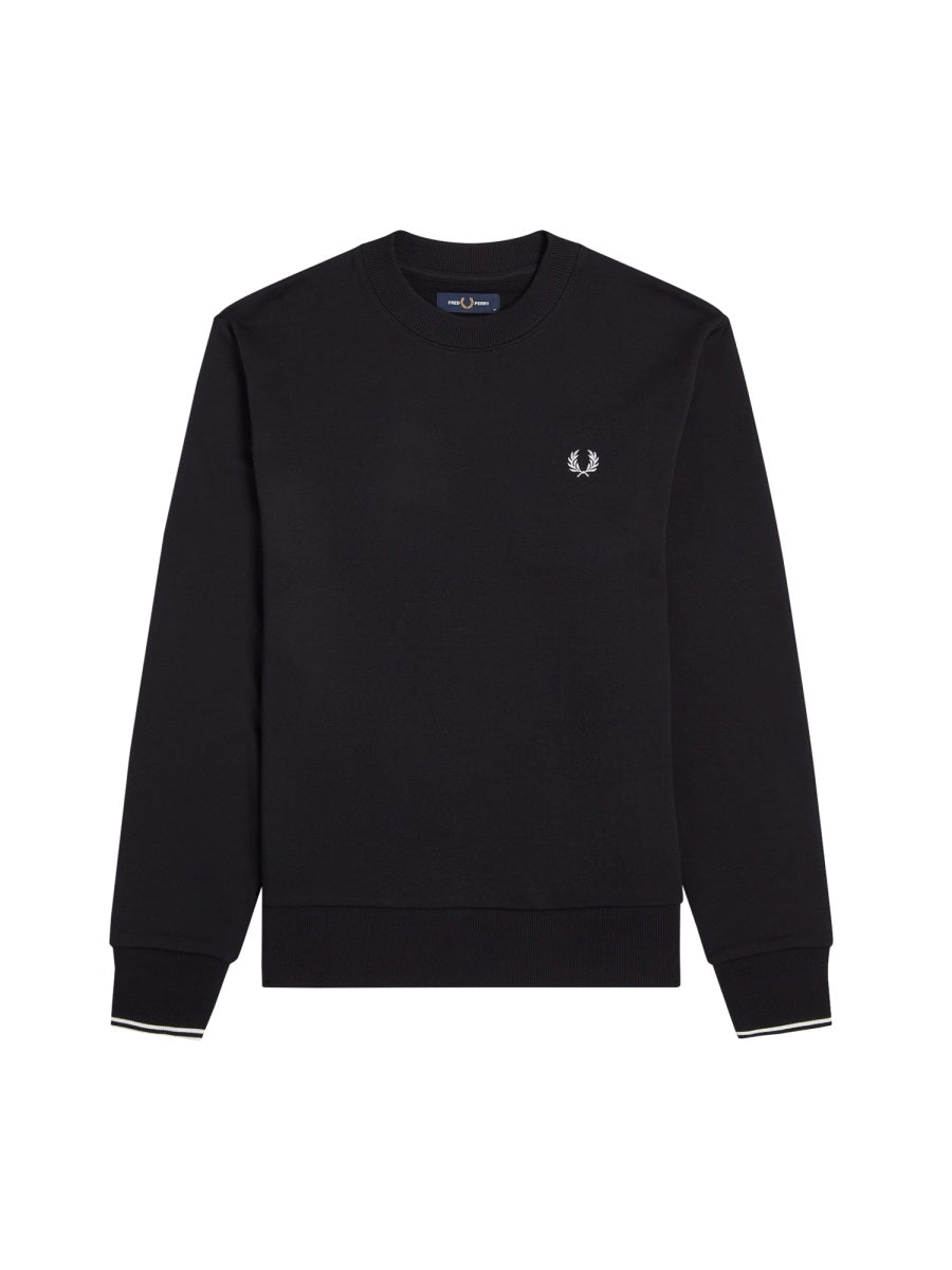 FRED PERRY Classic Logo Embroidered Sweatshirt