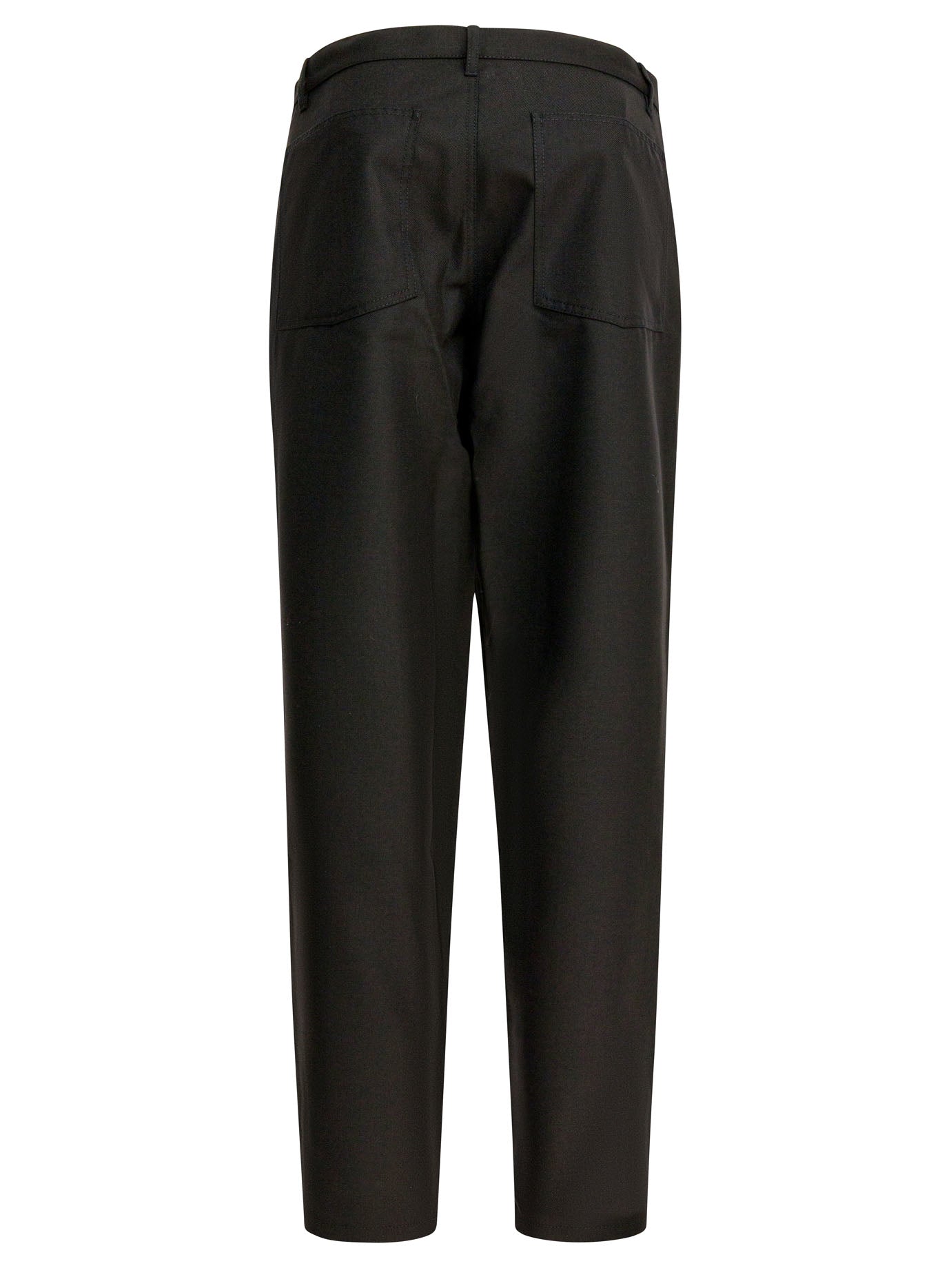 COMME DES GARÇONS SHIRT Men's Modern Polyester-Wool Trousers
