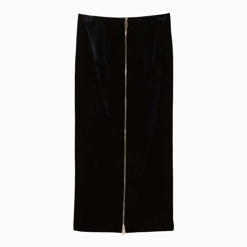 FENDI Midnight Velvet Skirt